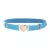 Heart Buckle, adjustable Belt
