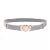 Heart Buckle, adjustable Belt