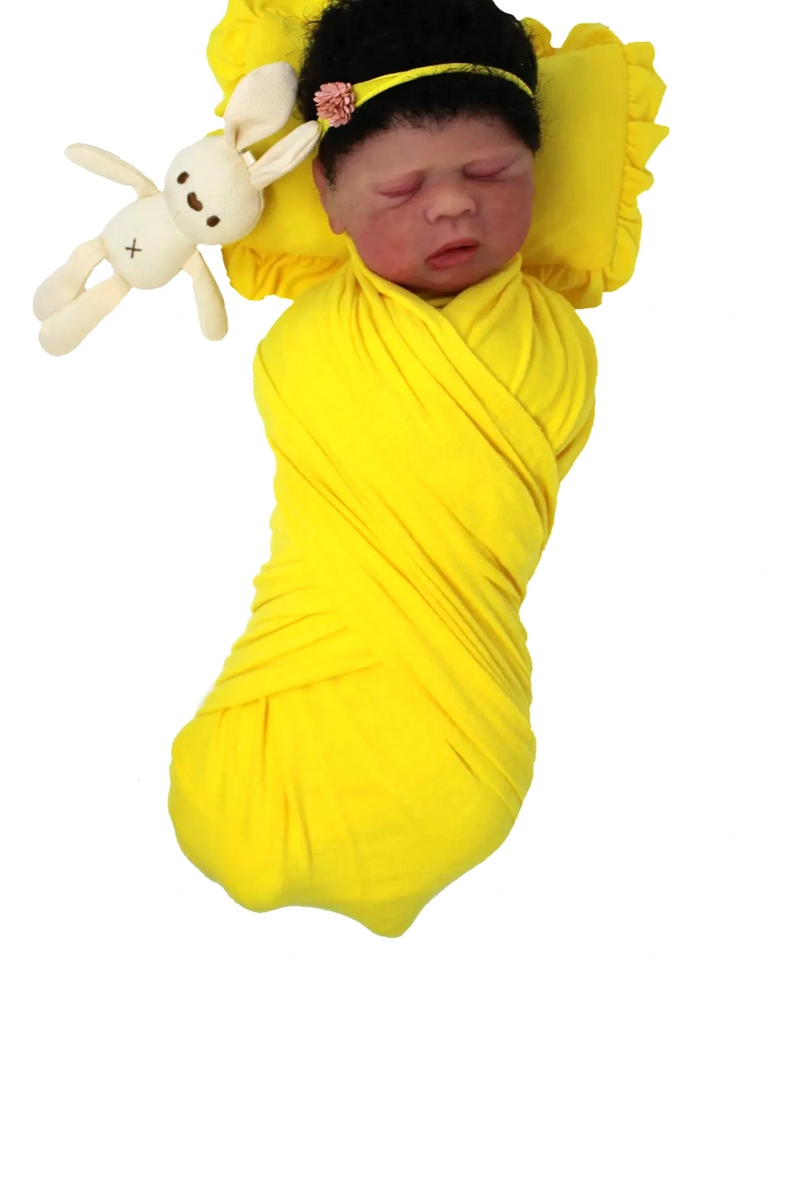 0-6m Sunflower Yellow 5pc Newborn photography set
