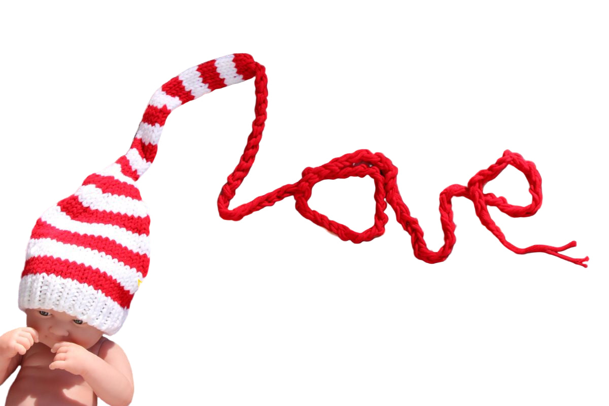 Christmas Knit Scripted Hat