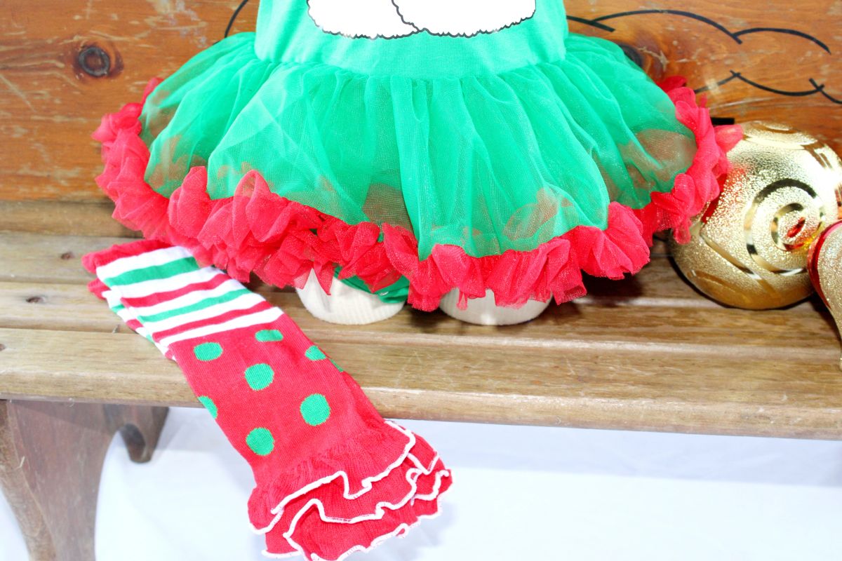 Elf, 3pcs, Tutu Onesie Outfit