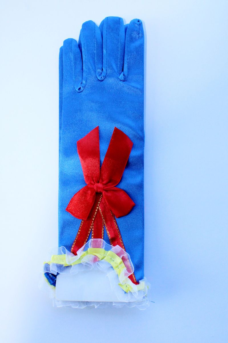 5yr-10yr Long Satin Gloves