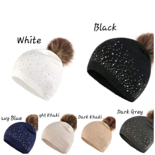 Children's Winter Puff Hat