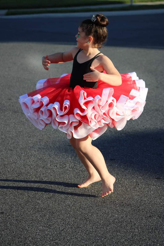 Custom Twirly Ribbon Tulle Tutu