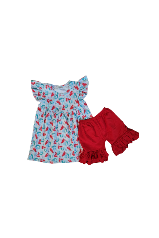 The Little Mermaid 2 pc Outfit