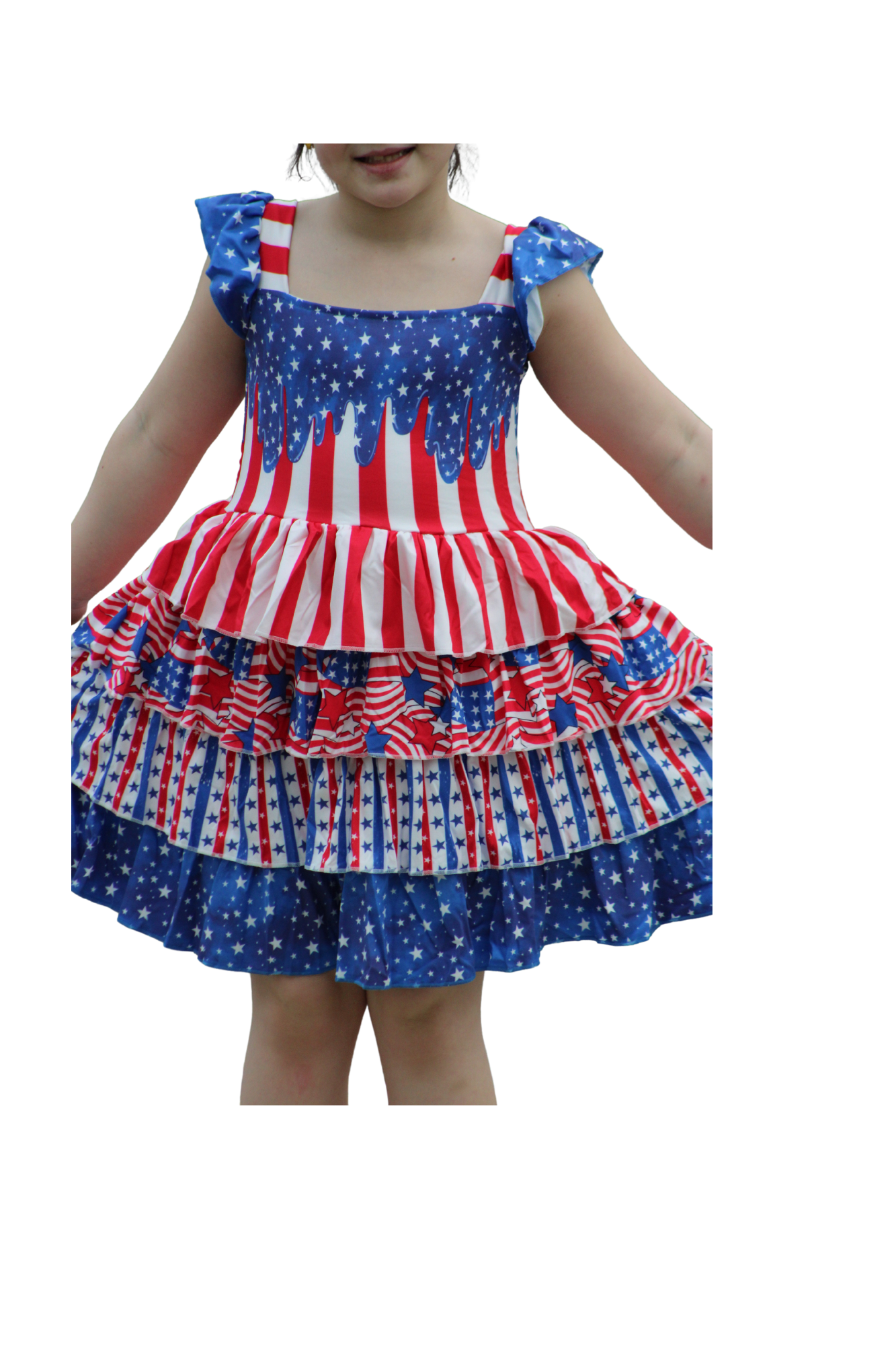 Girls 4th of July Celebration dress