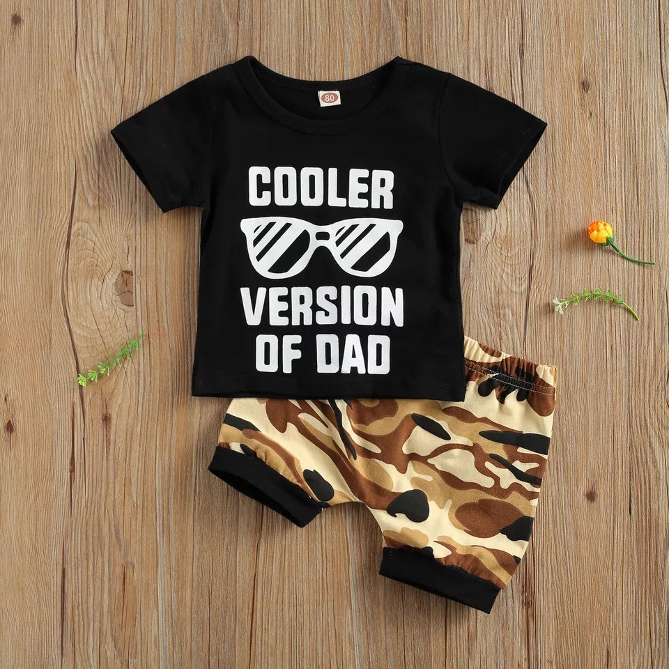 Cooler Version of Dad Short & Shirt Set