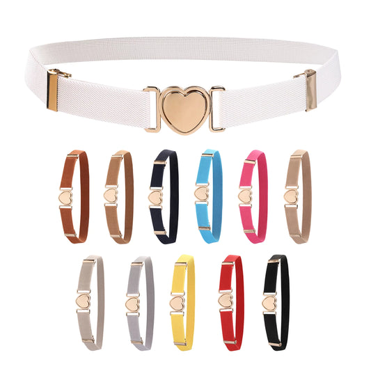 Heart Buckle, adjustable Belt