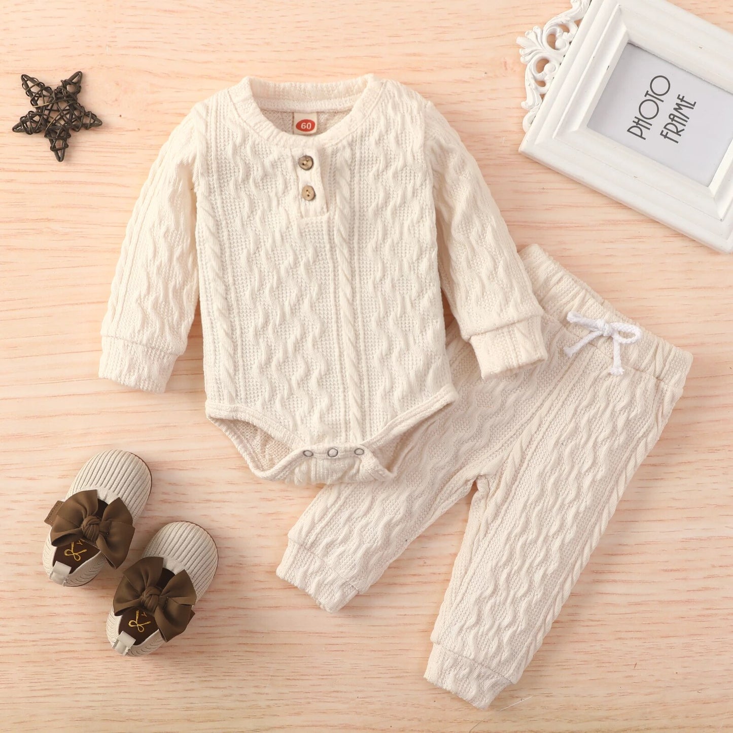 Cozy Autumn Knit, 2 pc Outfit, Gender Neutral