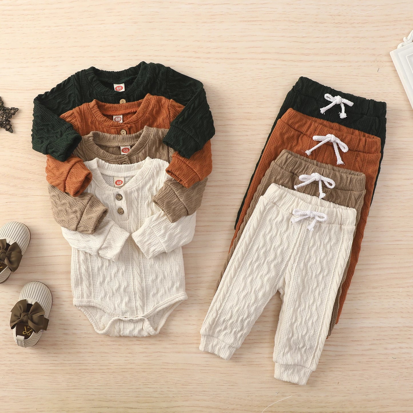 Cozy Autumn Knit, 2 pc Outfit, Gender Neutral