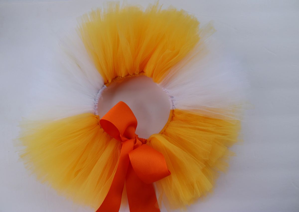 Couture Candy Corn Tutu