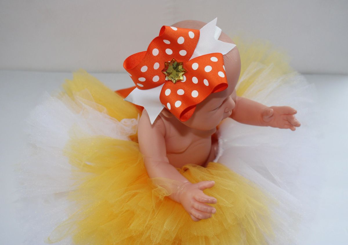 Couture Candy Corn Tutu