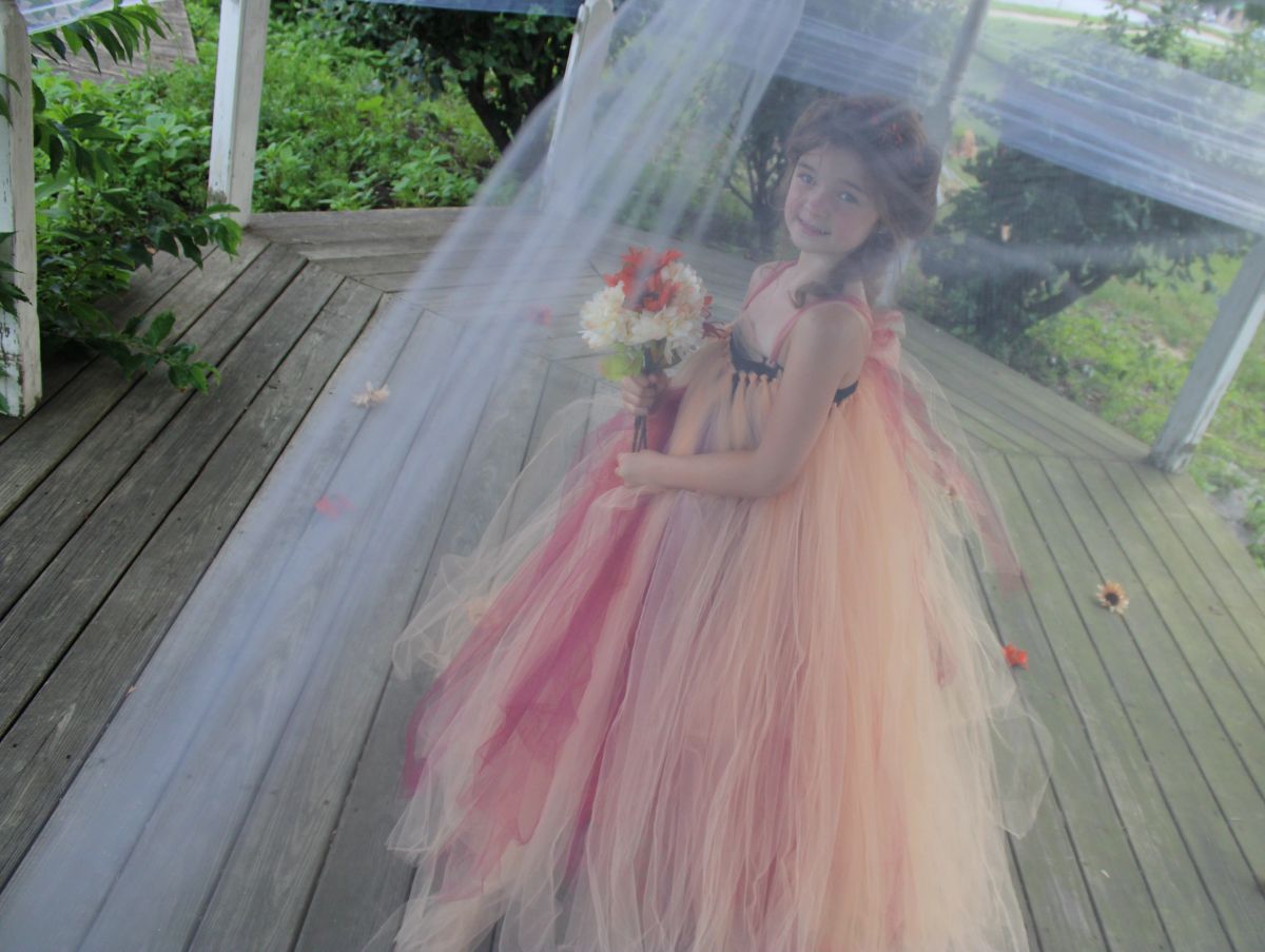 The "Ruby Nectar" Dancing with Fairies Dress