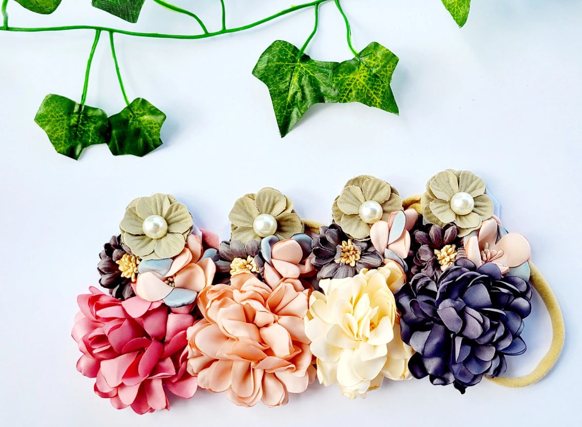 Oversized Floral Stretchy Headband