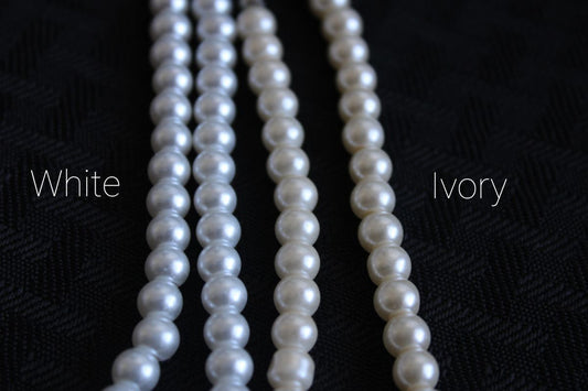 12" Photo Prop Pearl Necklace