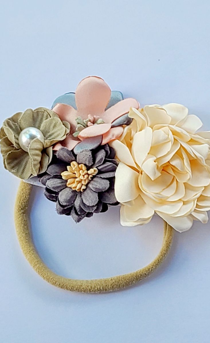 Oversized Floral Stretchy Headband