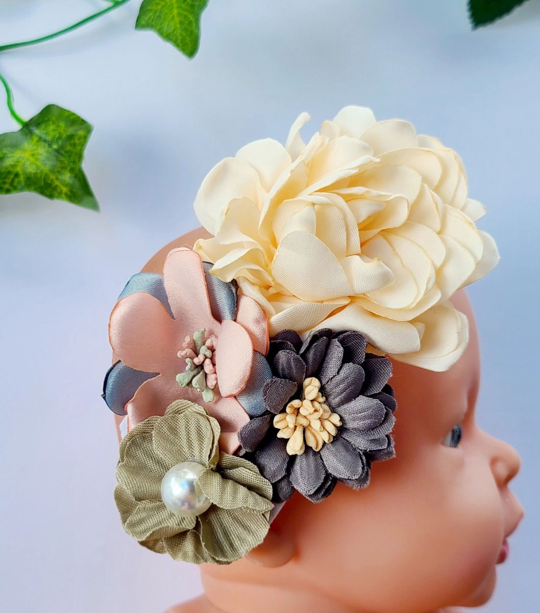 Oversized Floral Stretchy Headband