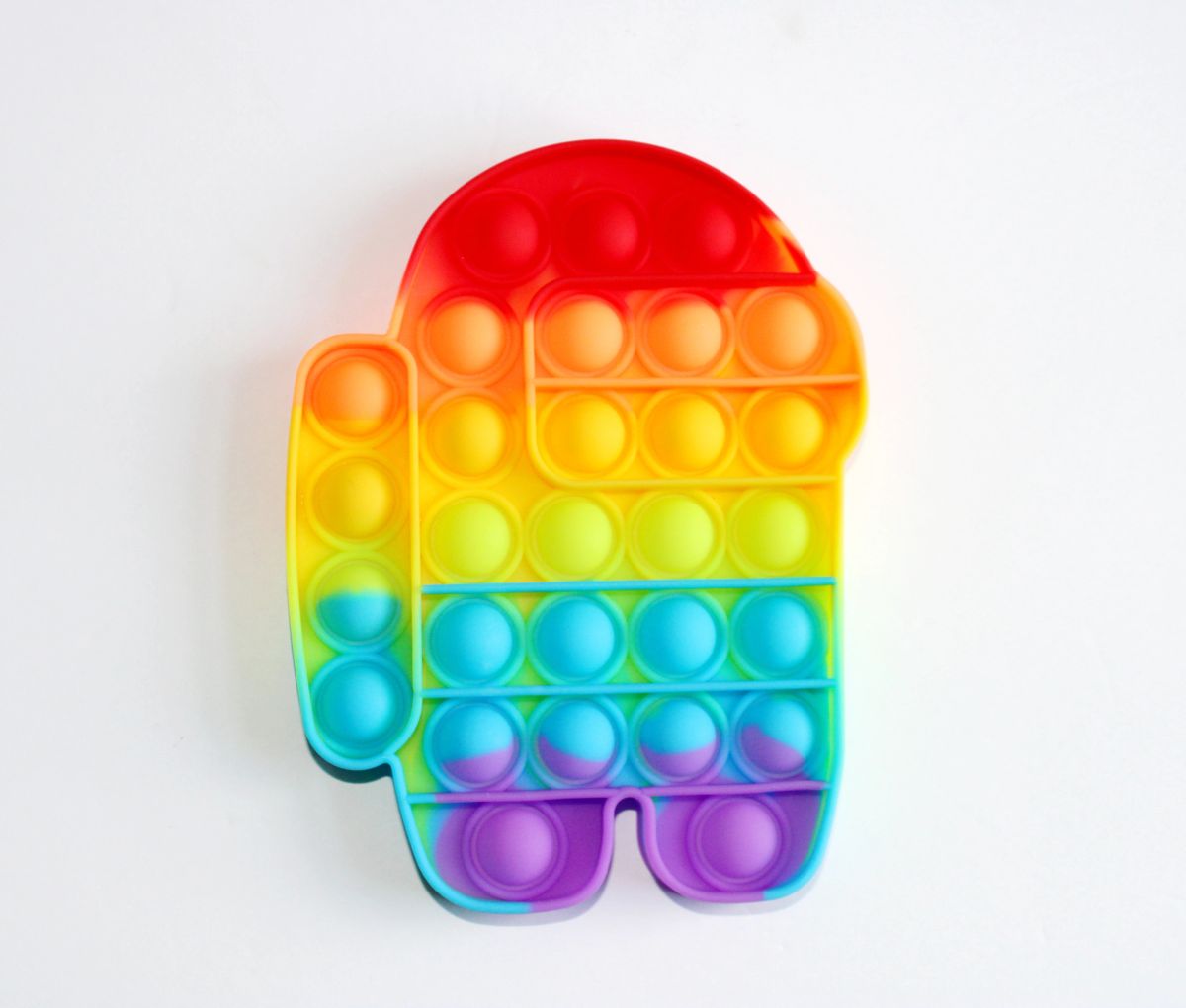 Rainbow Among Us Pop It Fidget Toy