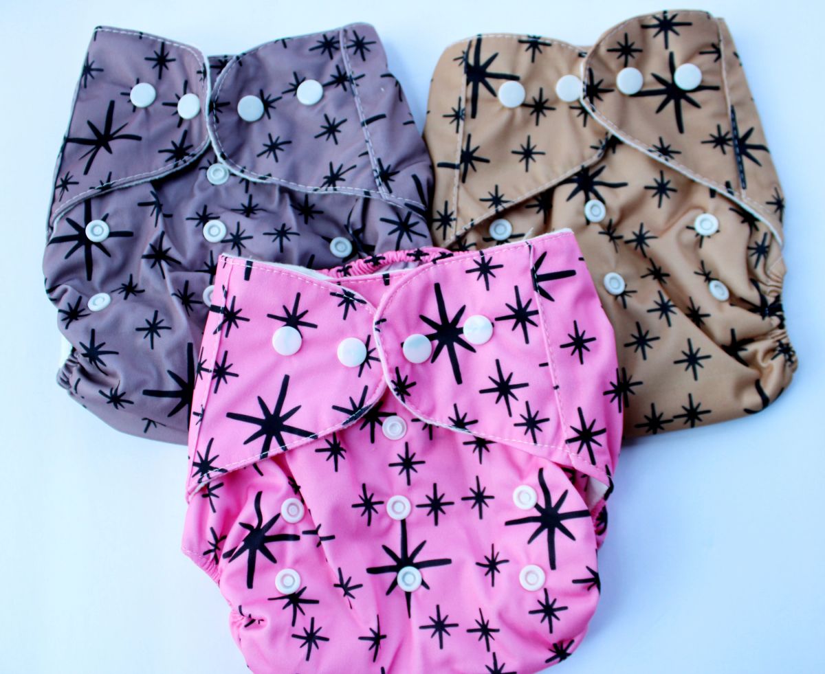 Stars Printed Diaper Cover / Cloth Diaper