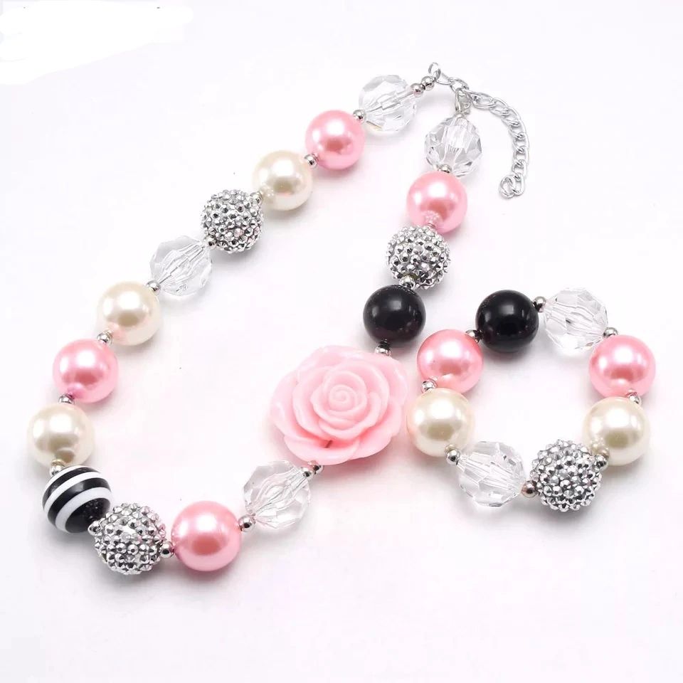 De Coco, Bubble Gum Necklace & Bracelet