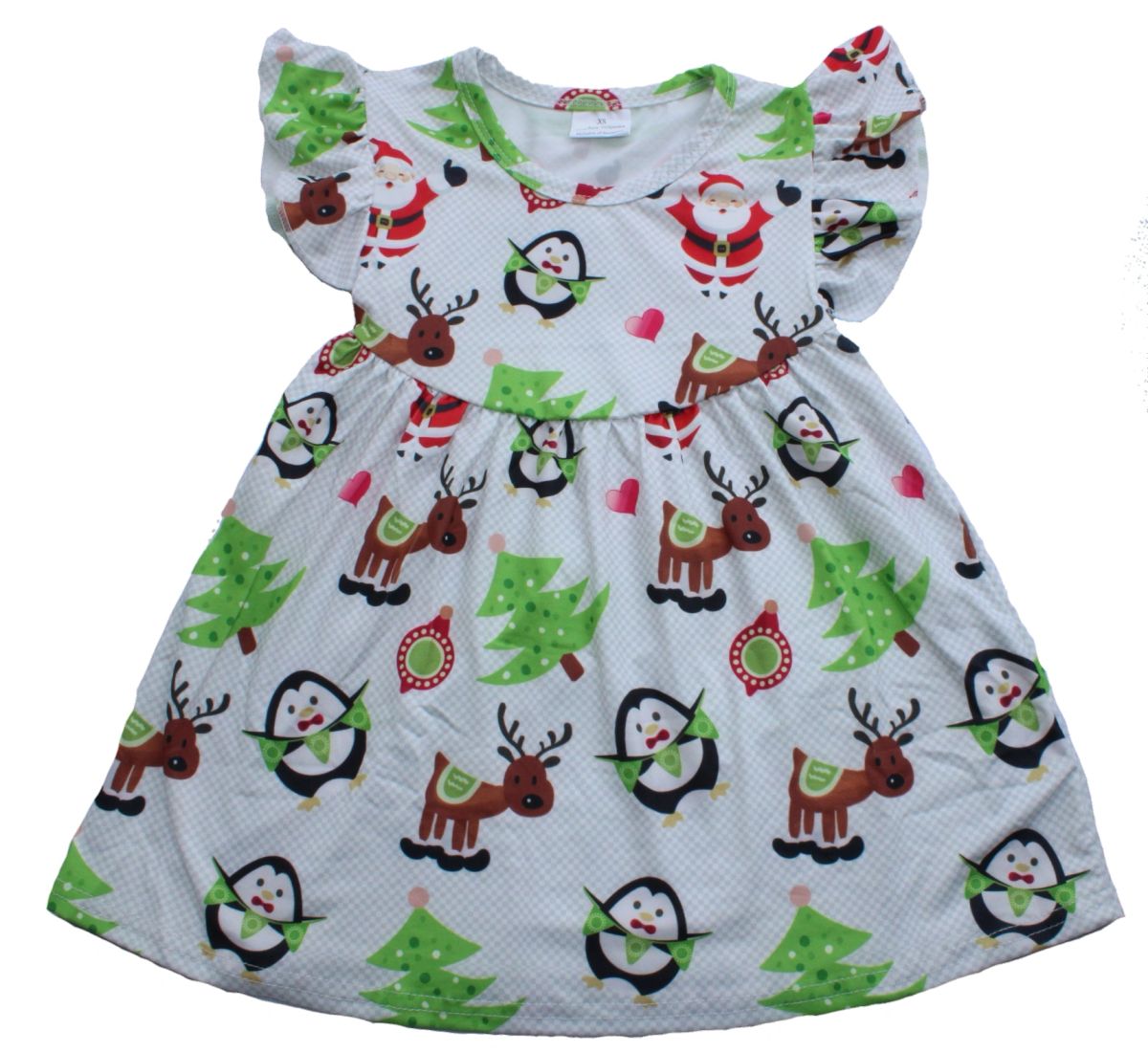 Happy Santa Twirly Dress