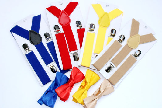 Lil Gents Suspenders &Bow Tie set