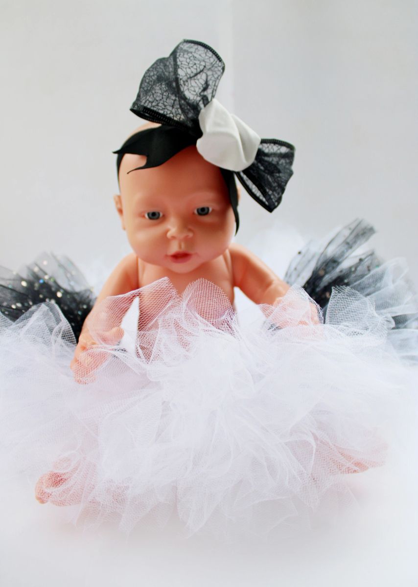 Couture Black & White Tutu