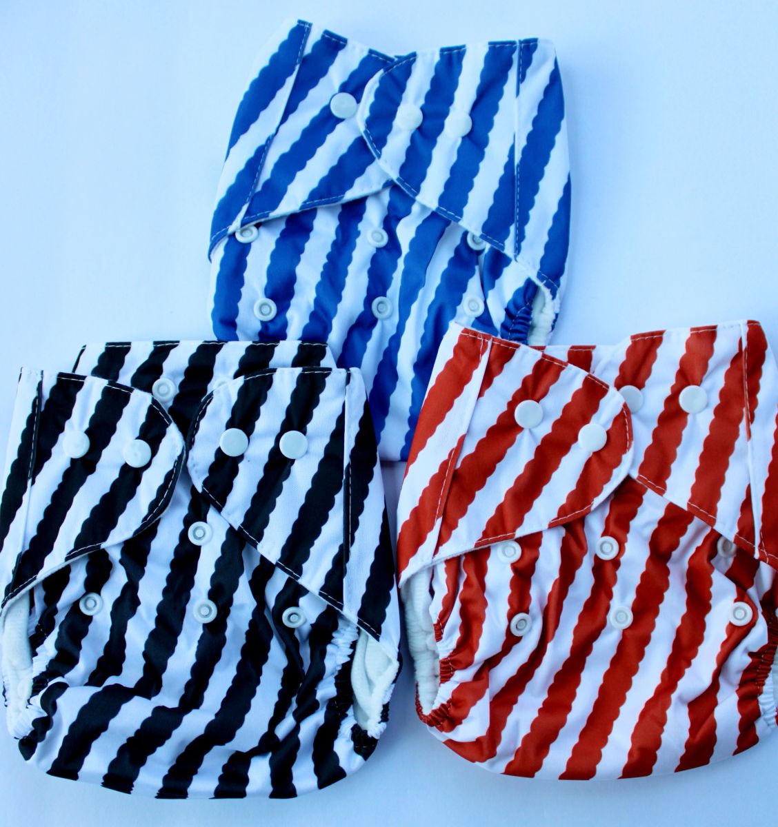 Stripped Diaper Covers / Diaper Cloths