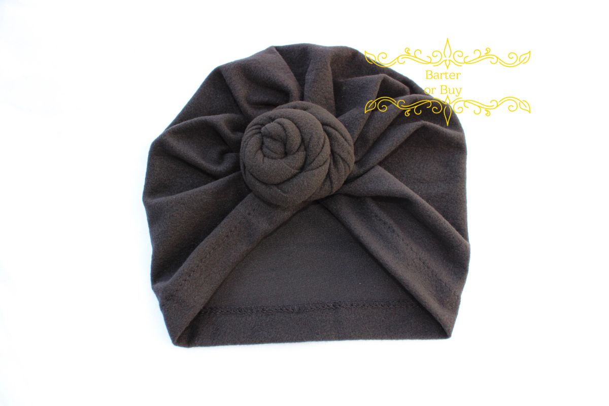 Girls Spiral Knotted Turban hat / cap