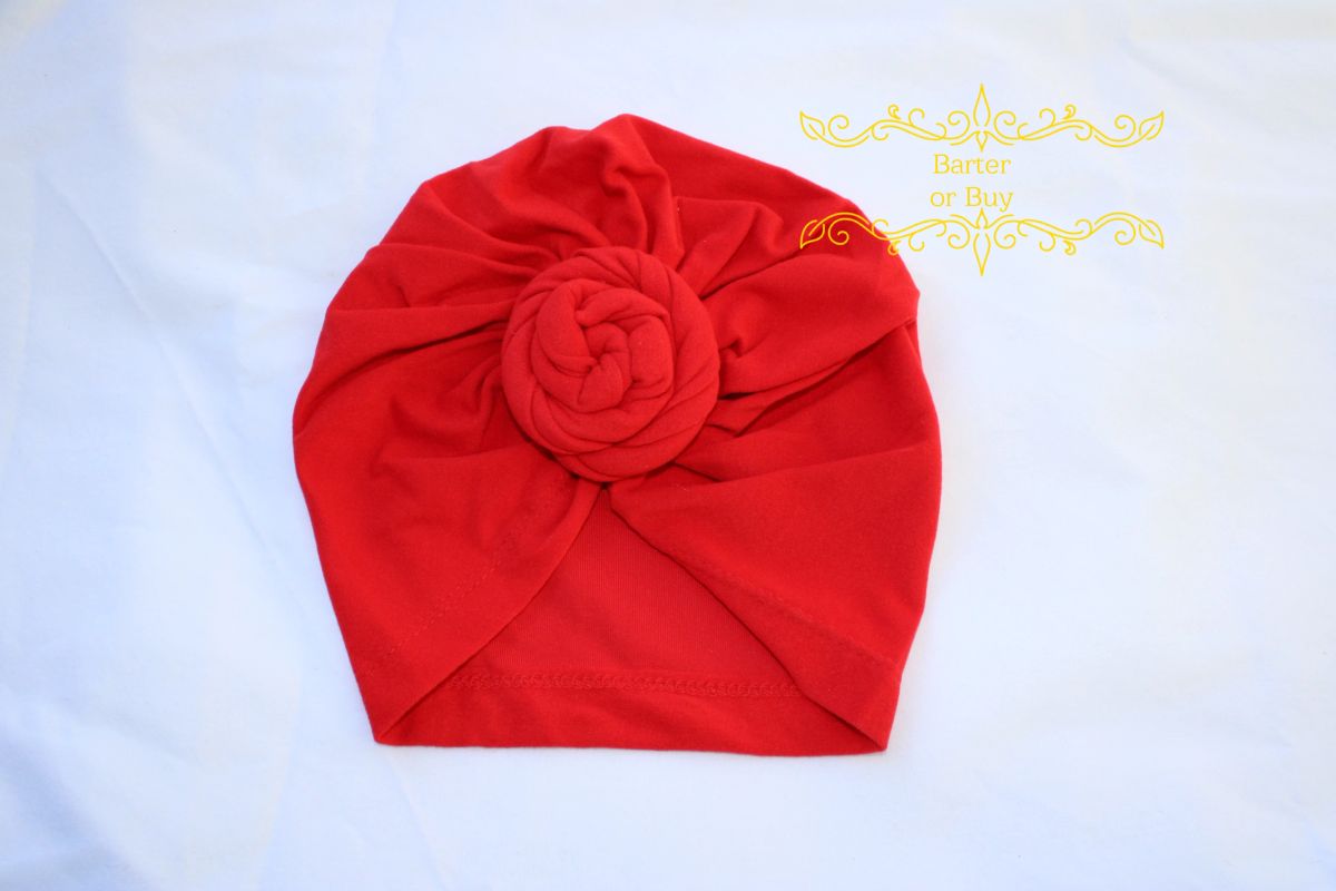 Girls Spiral Knotted Turban hat / cap