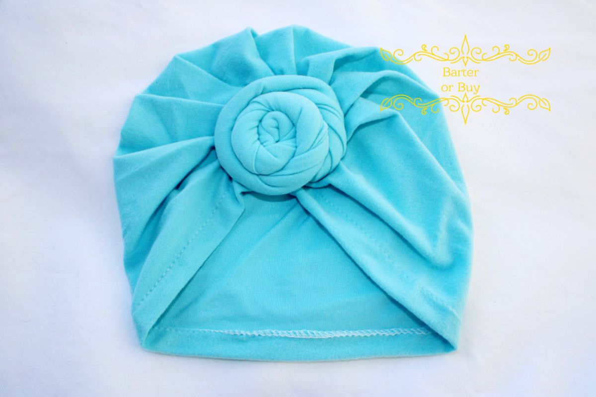 Girls Spiral Knotted Turban hat / cap