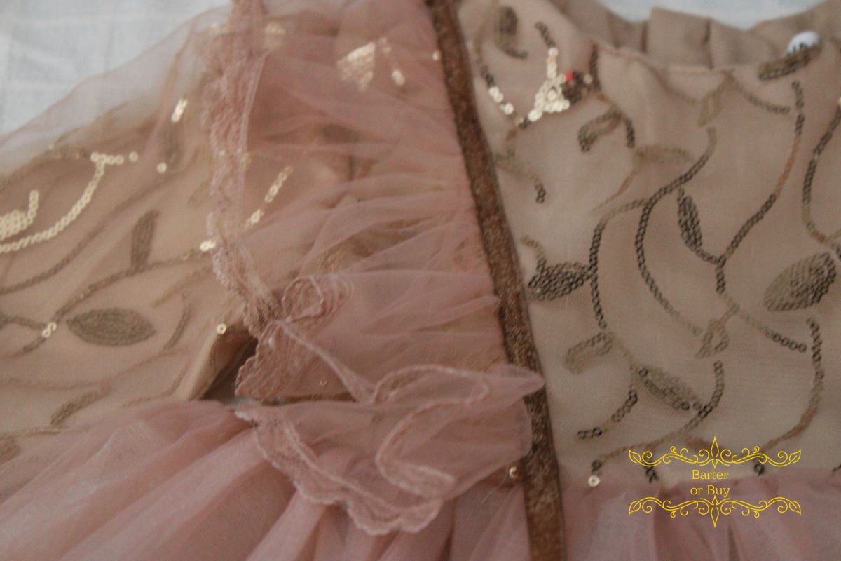 Golden Haze Angel Tulle Dress