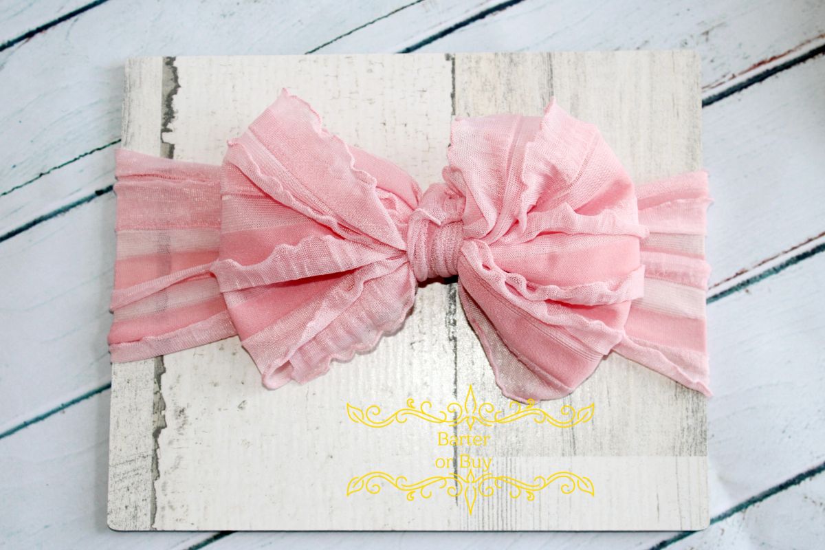 Toddler Girl Shaggy Bow Headband