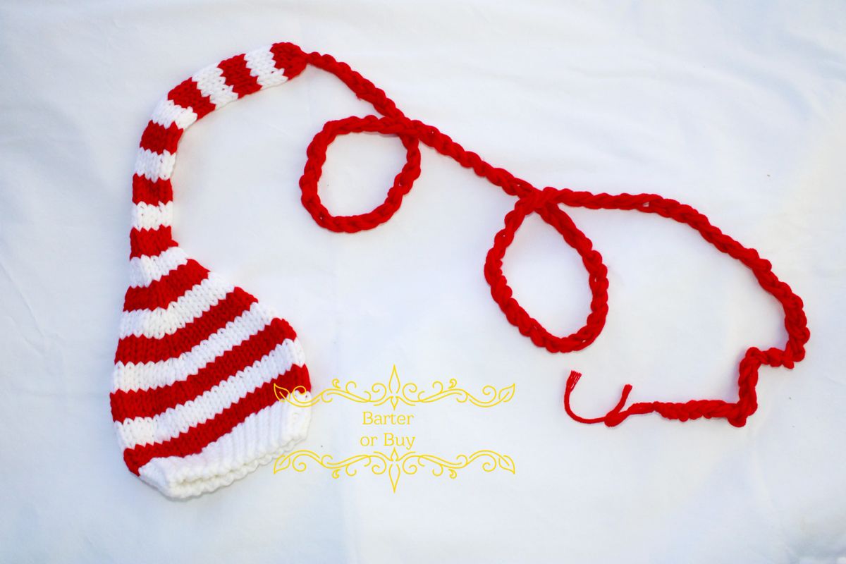 Christmas Knit Scripted Hat