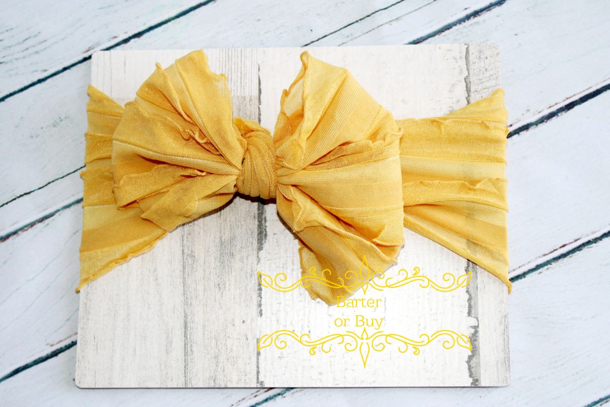 Toddler Girl Shaggy Bow Headband