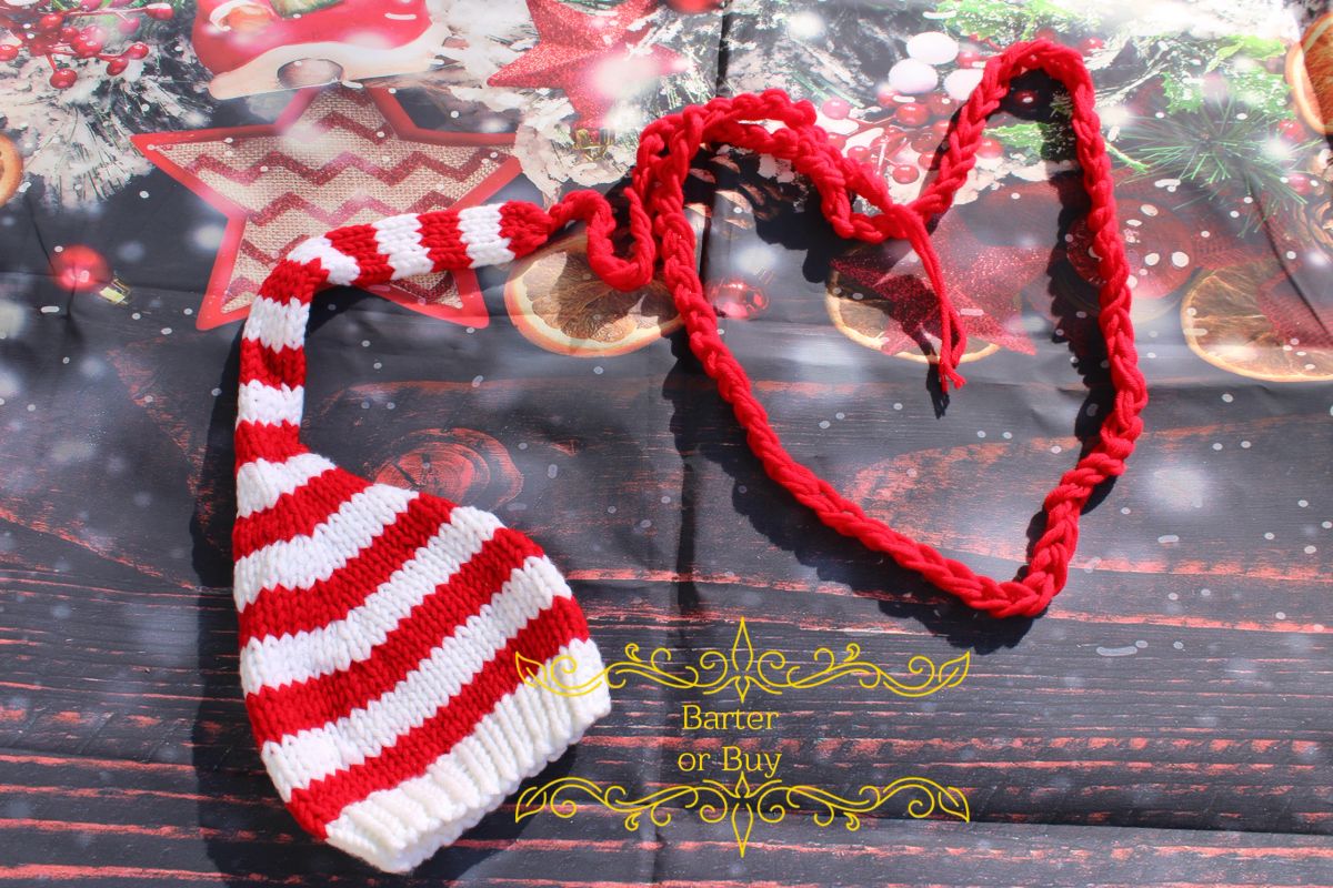 Christmas Knit Scripted Hat