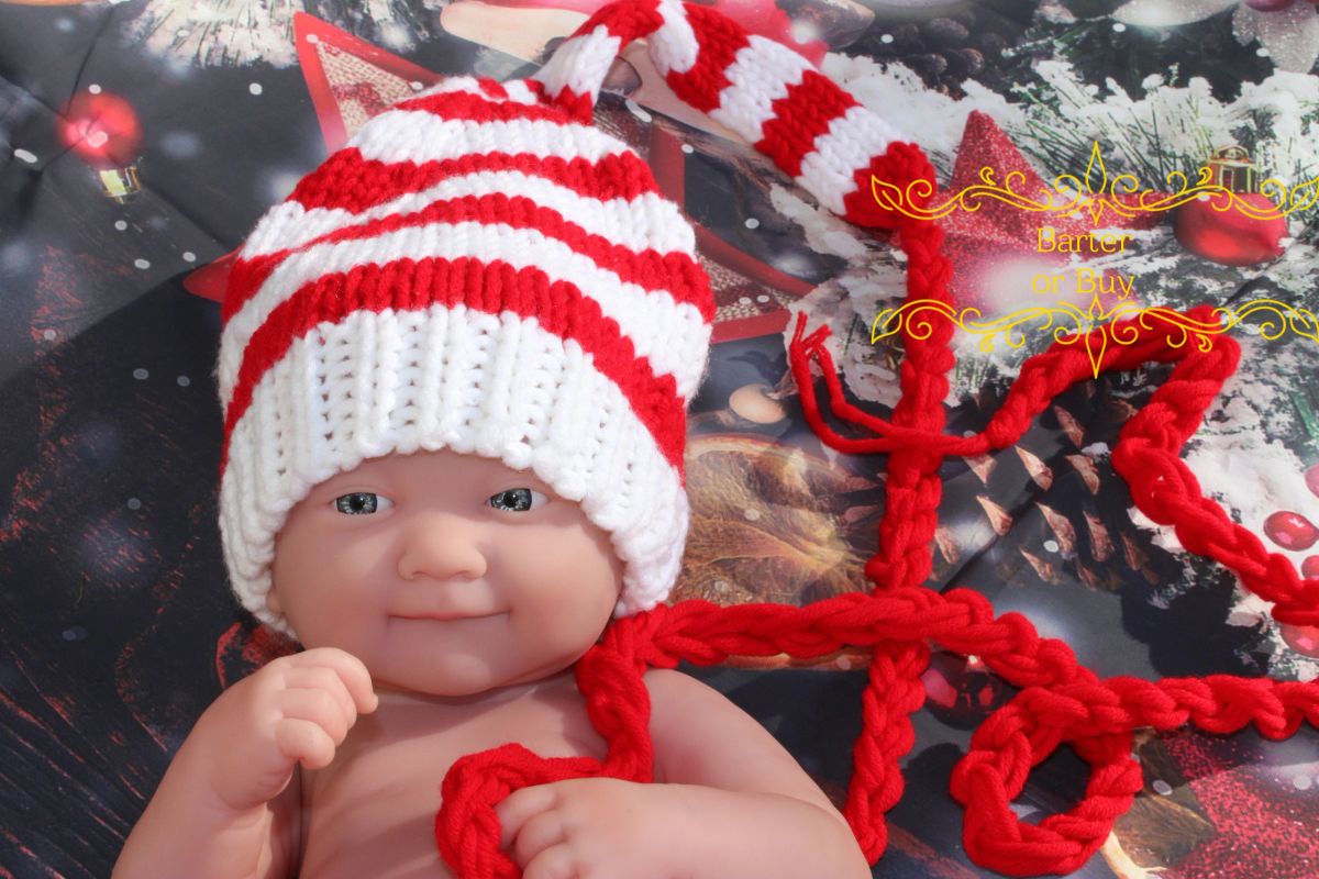 Christmas Knit Scripted Hat