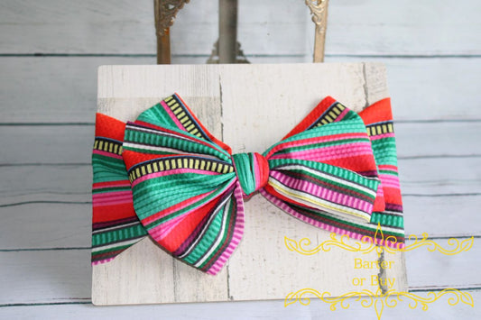 The Caribbean Style Toddler Headband Bow