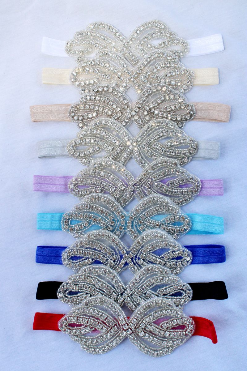 Crystal & Pearl Oval Headband