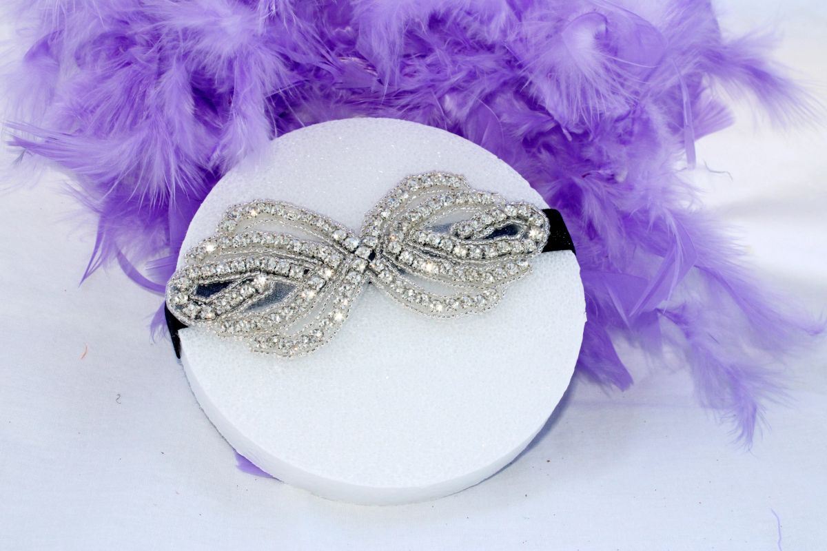 Crystal & Pearl Oval Headband