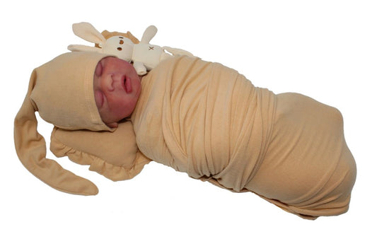 0-6m Caramel, 5pc, Newborn Photography Set, Boy or girl