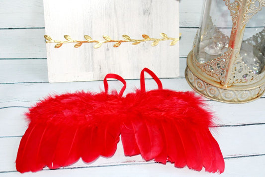 Red Angel wing & Headband set