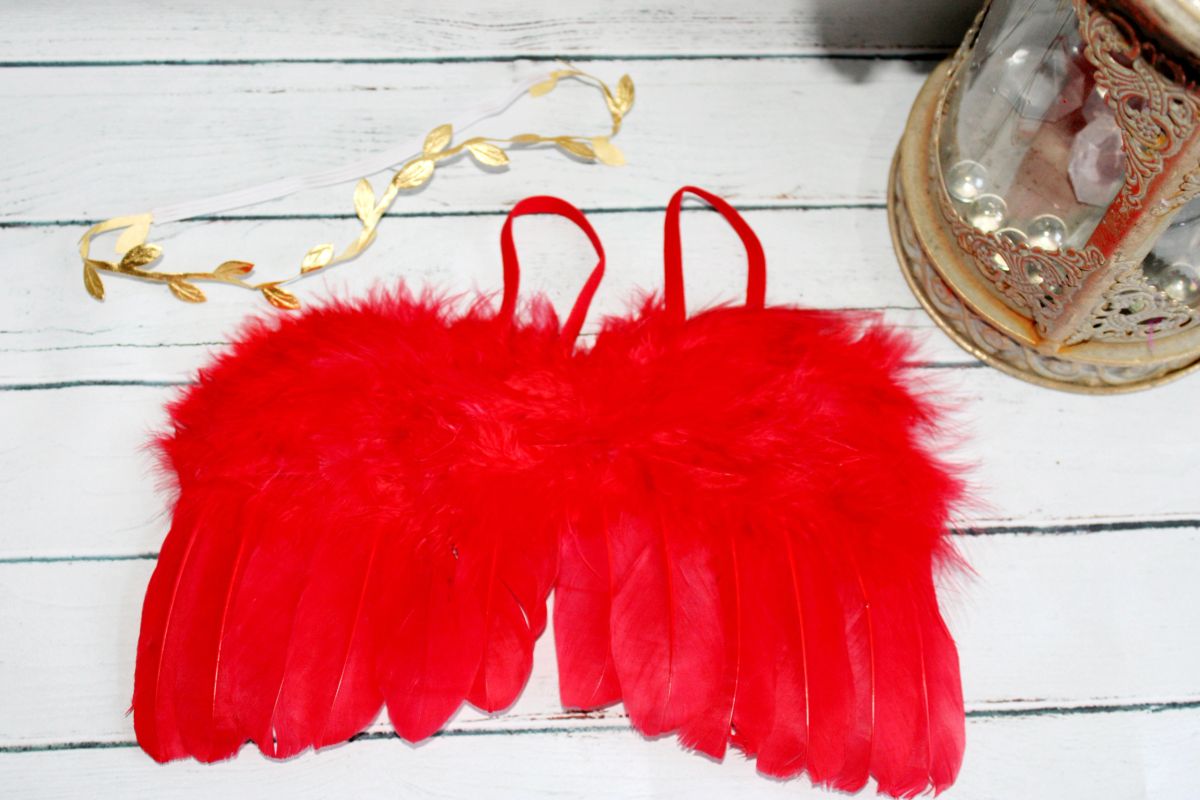 Red Angel wing & Headband set