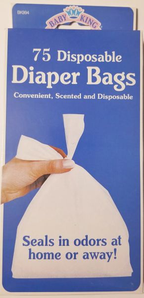 75 ct, Disposable Diaper Bags