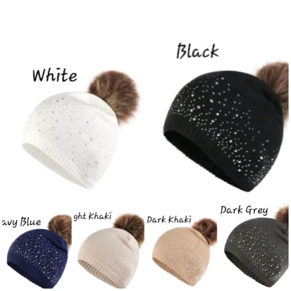 Children's Winter Puff Hat