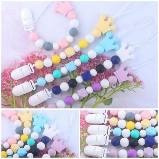 Crowned Pacifier Clips